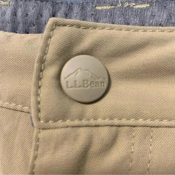 L.L. Bean tan  beige convertible shorts hiking pants - Picture 2 of 10